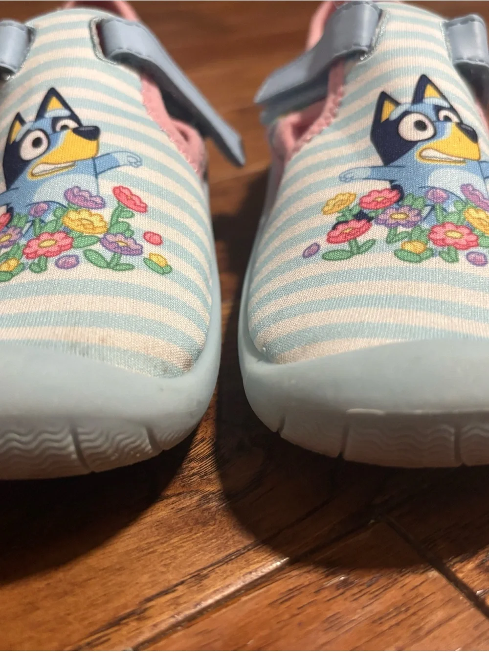 Bluey Size 13 Water Shoes Sandals Character Toddler Little Girls